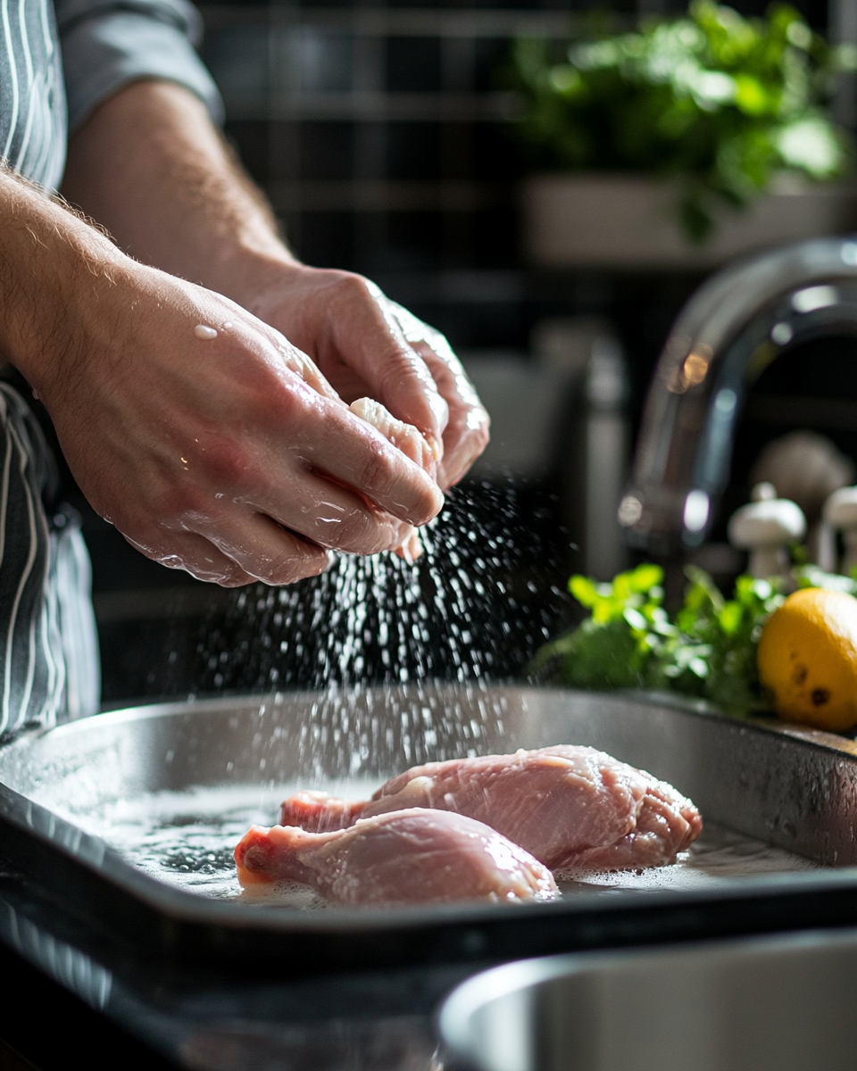 docskantari_A_modern_kitchen_setup_with_raw_chicken_near_the__21031a02-a645-4609-b15c-f8feae8e1c79_1