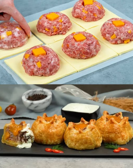 No one will guess how you cooked it! Quick appetizer with minced meat Capture d’écran 2025-04-26 212551