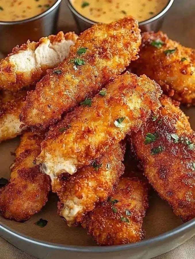 Crispy Chicken Tenders with Dipping Sauce 581677630_122193564338566851_5676938058900858299_n