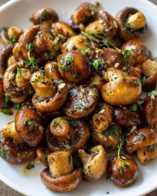 Garlic & Herb SautΓ©ed Mushrooms 581950583_1308110851115220_1437549612349765965_n