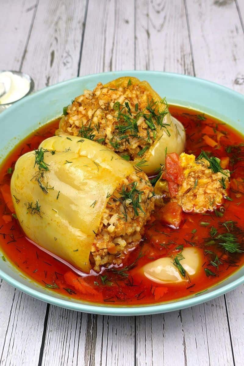 🇭🇺 Traditional Hungarian Stuffed Peppers ecc0558009139b5adb56861a6b0f6c71